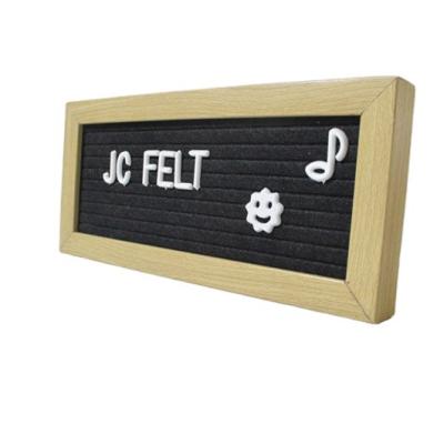 China Europe Mini Oak Frame Changeable felt message board for sale