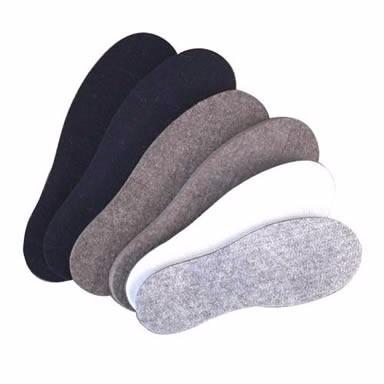 China Wool Winter Warm Breathable, And Durable Wool Felt Insole for sale