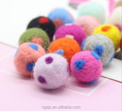 China Factory sale of wool felt ball for christmas ornament for sale