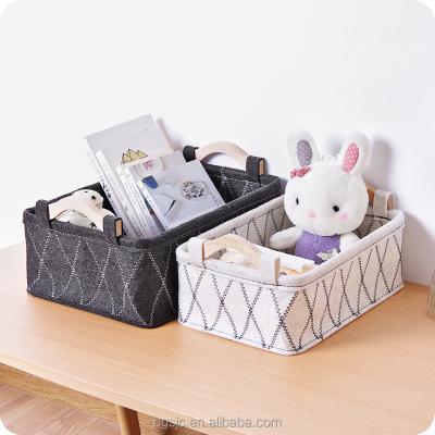 China 100% sustainable size quality wool felt basket for sale