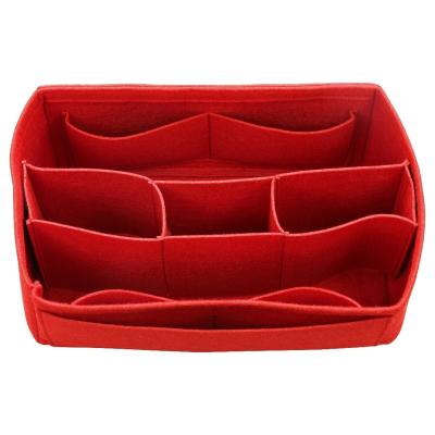 China Felt Viable Tote Organizer Customized Cosmetic Storage Bag Organize for sale