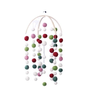 China Soft Toy Nursery Mobile Felt Balls for sale