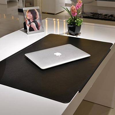 China HARD Felt Artificial Laptop Mat With Leather Binding Lip for sale