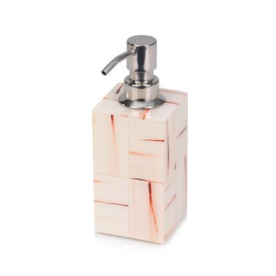 China 5-Star Hotel bathroom sets shampoo resin lotion dispenser for sale