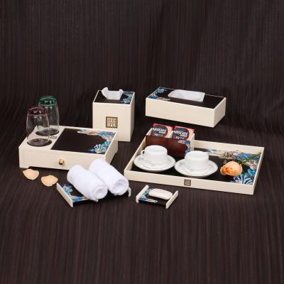 China Customized Acrylic Hotel Amenities Set Manufacturer , 5 Star Hotel Supply for sale