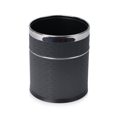 China 5-star hotel PU double layer dustbin with dia 225*270mm for Marriot hotel for sale