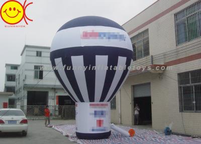 China Calidad comercial de tierra inflable blanco y negro gigante del globo para hacer publicidad en venta