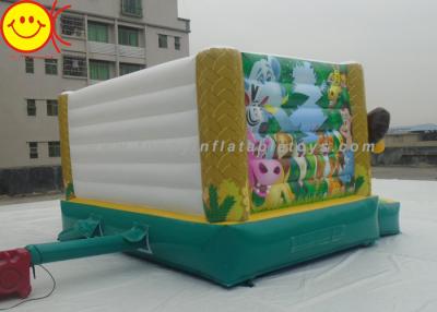 China Castillo animoso del tema de la aventura del safari de la gorila del safari inflable comercial inflable de la gorila para los niños en venta