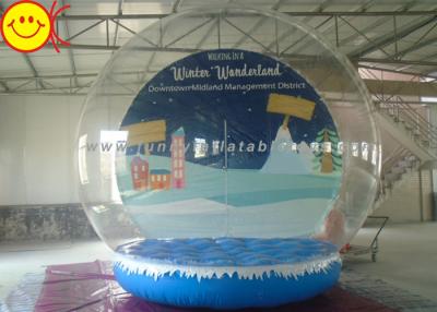 China Globo humano inflable gigante de encargo de la nieve/bóveda inflable de la nieve para la publicidad del día de fiesta en venta