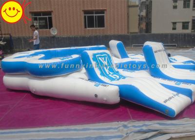 China Isla flotante tropical de Tahití de la balsa del partido boat del lago de la persona inflable de encargo gigante del río 10 en venta