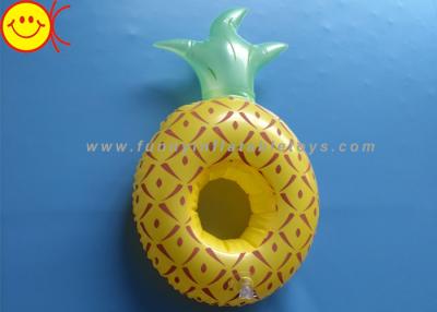 Chine Flotteurs gonflables de piscine d'ananas/épaisseur du support 0.15mm de boissons jouet de piscine à vendre