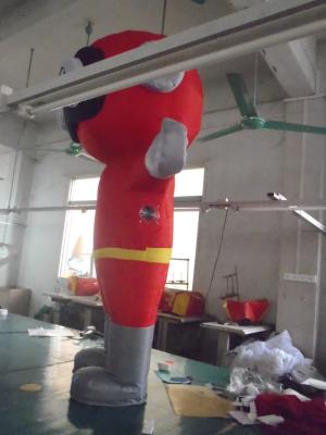 China Alquile los trajes inflables de la publicidad del buceador rojo, trajes inflables de la mascota en venta