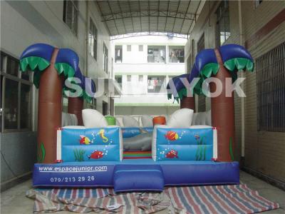 China Underwater World Inflatable Fun Park Outdoor blow up bouncers For Kids for sale