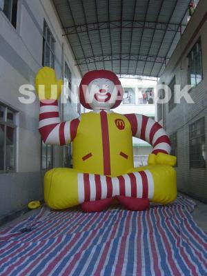 China Publicidad inflable de encargo, modelo inflable del payaso del franco para la exposición en venta