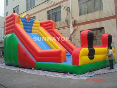 China Diapositiva inflable comercial adulta durable, toboganes acuáticos inflables en venta