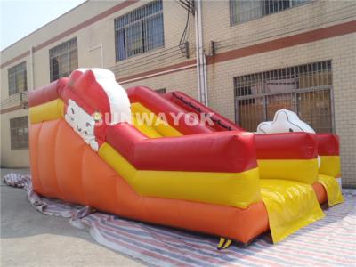 China 18Oz PVC Tarpaulin Commercial Inflatable Slide Funny Design For Kids for sale