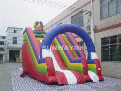 China For Kids Colorful Pirate theme Commercial Inflatable Slide With Inflatable  PVC Arch. for sale