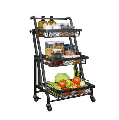 China Multi-Layer Vegetable Storage Rack Kitchen Storage Rack Kitchen Storage Rack for sale