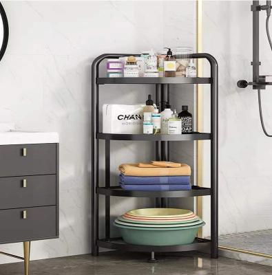 China Vertical Kitchen Stocked Rack Bathroom Countertops Storage Rack Cosmetics Storage Rack for sale