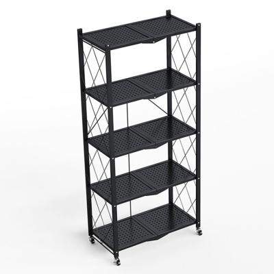 China Factory Stocked Direct Selling, High Quality Customizable Modern Storage Rack Trolley Kitchen Shelving Storage for sale