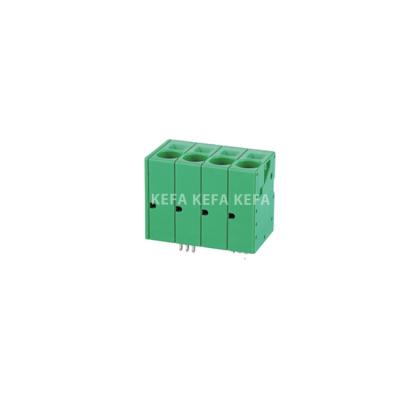 China PA66plastic Pitch KF205VA-10.0 300V 10mm Pitch PCB Spring Terminal Block Terminal Block PCB Terminal Block for sale