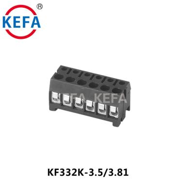 China KF332K-3.5mm/3.81mm 11 Black PCB Terminal Block Terminal Block Electrical Terminal Block - A.W.G. 20 for sale