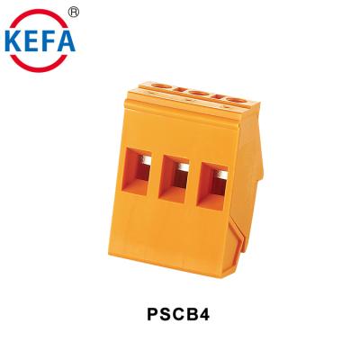 China Yellow PA66plastic PSCB4 PA66.94V-0 PA66plastic Transformer Terminal Block Connector for sale