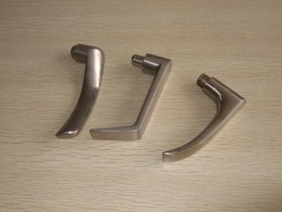 China Polished SUS304 Lost Wax Casting Stainless Steel Handles For Interior Doors Parts for sale