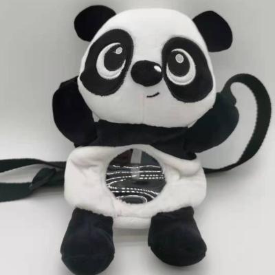 China Super Soft Cute Kids Backpack Panda School Bags Stuffed Animal Plush Toy for sale