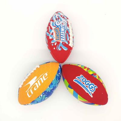 China Beautiful Cartoon Children Birthday Gift Soccer Outdoor Sports Rugby Super Soft Creative Water Toys for sale