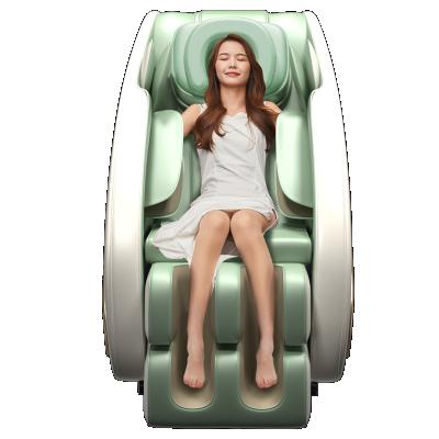 China Graphene Heated SL Track 4D Full Body Massage Chair Folding Weightlessness Recliner 3D Weightless Massage Chair for sale