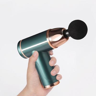 China Portable Percussion Deep Muscle Body Fascial Back Head Tissue Massager for Pain Relief Mini Massage Gun for sale