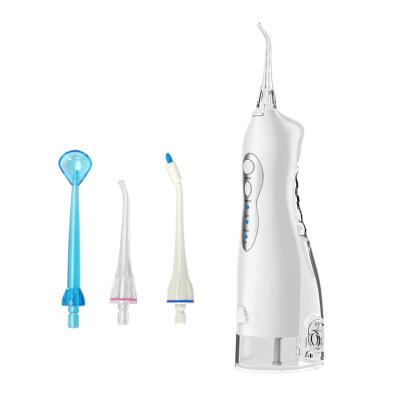 China 2021 New Portable Electric Ultrasonic Cordless Electric Tooth Irrigator Water Flosser 220ml Oral Flosser for sale