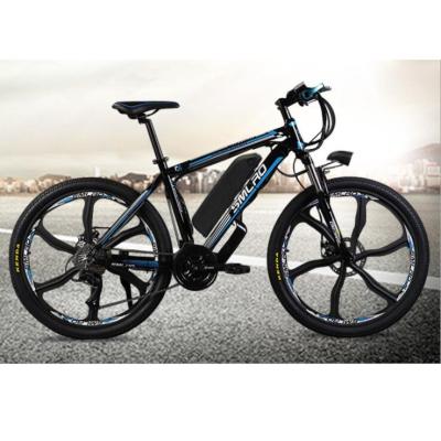 China Aluminum Alloy Smlro Integrated Electric Wheel Mountain Bike 26inch 29 Inch 48V 350W 13Ah Electric Bicycle 21 Speed ​​Ebike E Bikes Electric Bike for sale