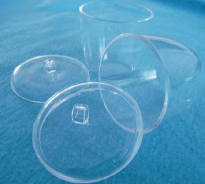 China transparent quartz glass crucible with lid cutomized dimension fused quartz crucible for sale