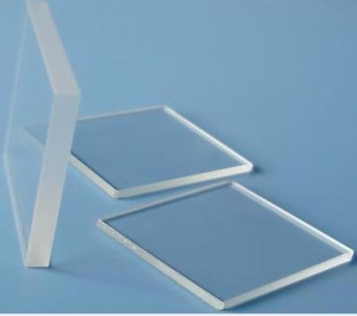 China flat transparent glass quartz plate square shape quartz window  round quartz glass disc for sale