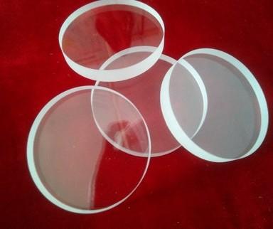 China Machined quartz glass transparent plate or Quartz ring and Curved glass window for sale