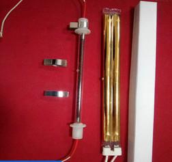 China high quality Gold-plated coating carbon fiber heating element, infrared carbon fiber heating lamp for sale