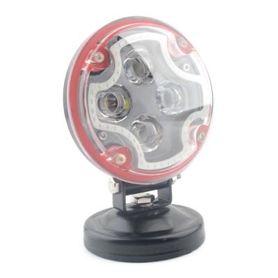 China New arrived work led light offroad lights round 12w led car lamp 12v work light led 24v PL12R for sale