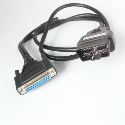 China Multi-Cars Diagnostic Cables for T-300 T300 OBD2 Key Programmer T300+ Manufacturer 16PIN to 25 PIN Cable for sale