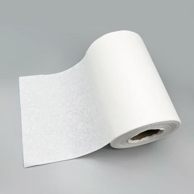 China 50g Spunlace Cellulose Sustainable Disposable Polyester Nonwoven Paper Roll Universal Lint Free Industrial Cleaning Dry Paper for sale