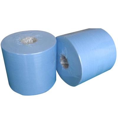 China Durable Super Absorbent Lint Free Nonwoven Wipes Wood Pulps 55%woodpulp+45%polyesterTowel Polyester Nonwoven Industrial Paper Disposable for sale