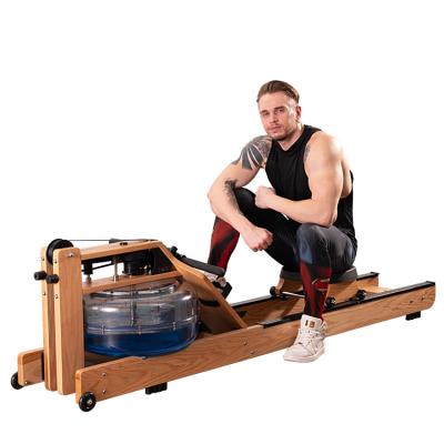 China Color exercise resistance water rowing club universal wooden rowing machine for sale for sale