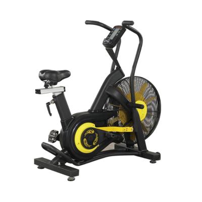 China Universal Indoor Commercial Gym Elliptical Machine Skyboard Air Resistance Stationary Cardio Bikes Fan Exercise Bike for sale