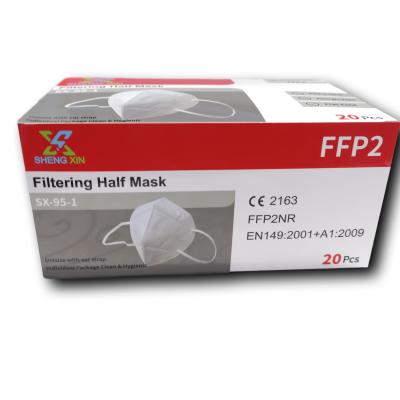 China Non Woven Fabric KN95 Face Mask Ffp2 Respirator Mask for sale