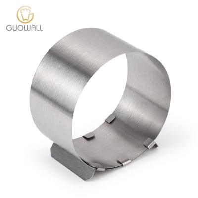 China Stainless Steel Customized 6~10cm Small Sustainable Adjustable Cake Mold Ring for sale