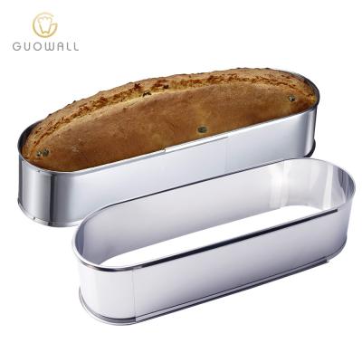 China 27~42cm Stainless Steel Cheese Mousse Cake Mold Workable Oval Stretch Ring for sale