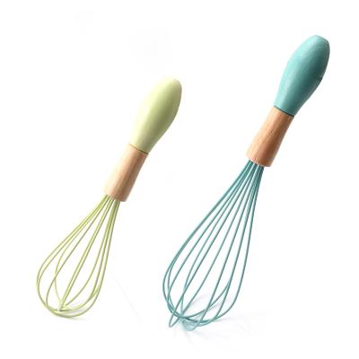 China Viable 12 Inch Silicone Kitchen Utensils Egg Beater For Beating Mixing Beating Stirring for sale