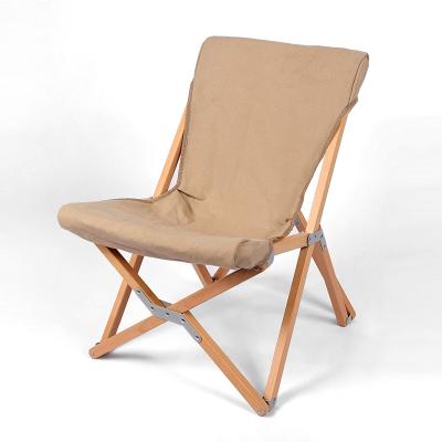 China Factory Wholesale Multicolor Folding Beech Wood Chair High Quality Durable For Camping Fishing for sale