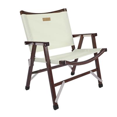 China 100% Camping, Beach, Traveling, Garden Factory Direct Sale Durable Beech Wood Eco-Friendly Folding Chair for sale